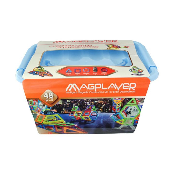 Joc de constructie magnetic - 48 piese