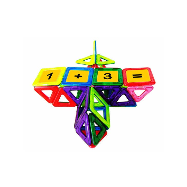 Set de constructie magnetic - 83 piese