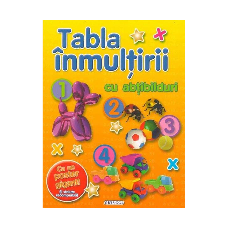 Tabla inmultirii cu abtibilduri
