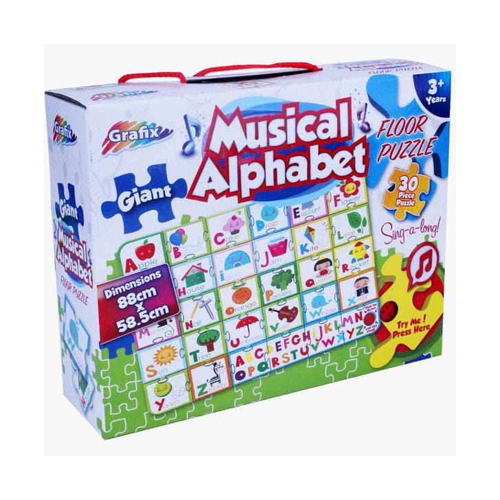Puzzle de podea muzical - Alfabetul vesel
