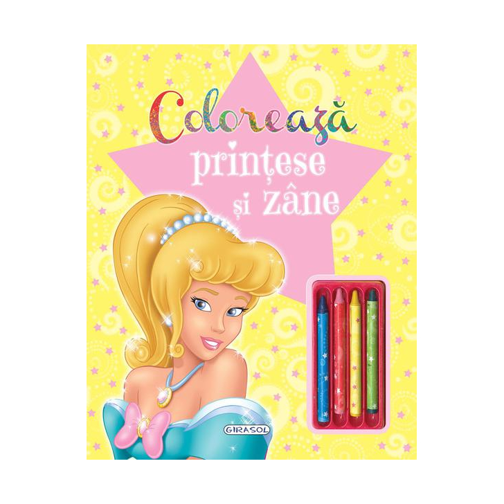 Coloreaza printese si zane