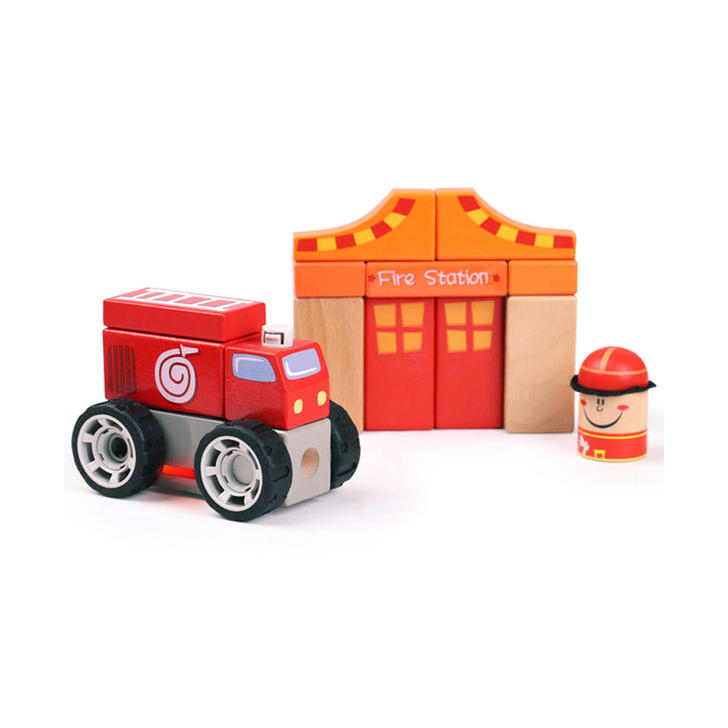 Set de constructie - Sectia de pompieri