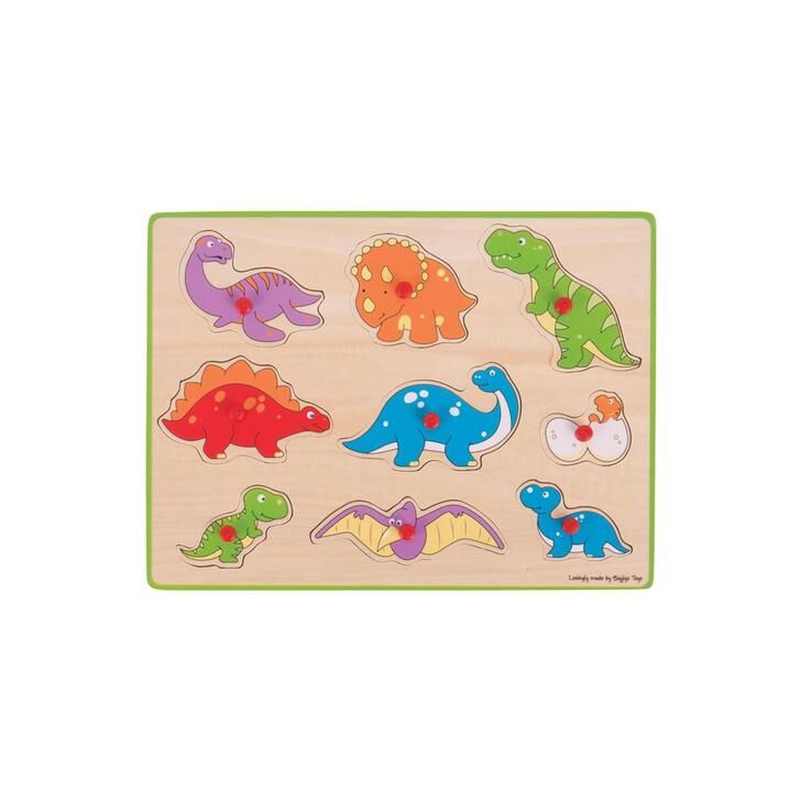 Puzzle din lemn incastru - Dinozauri