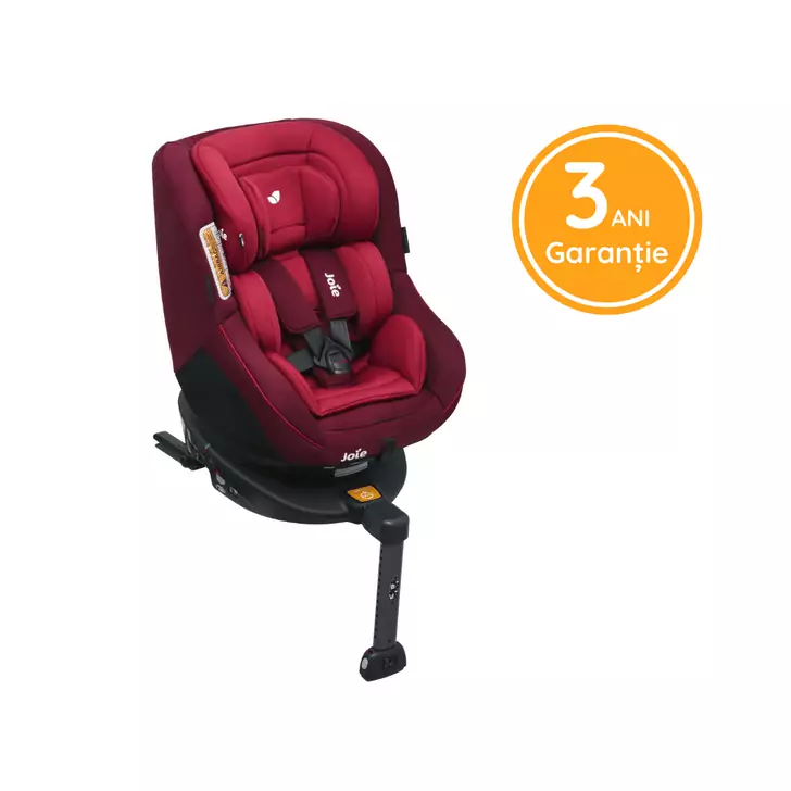 Joie – Scaun auto Rotativ cu Isofix Spin 360° Merlot, 0-18 kg