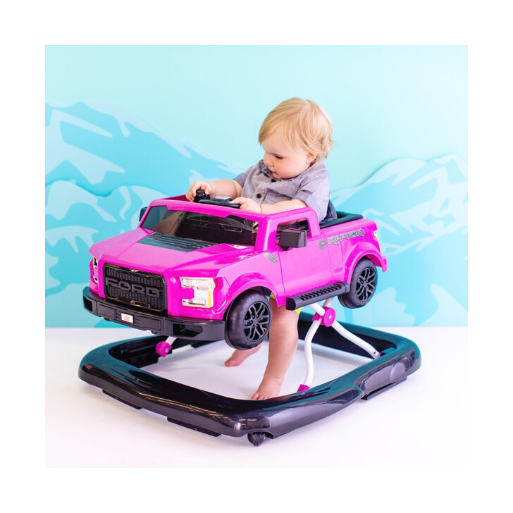 Bright Starts - Premergator si antepremergator 3 in 1, Ford F-150 Raptor - Electric Magenta