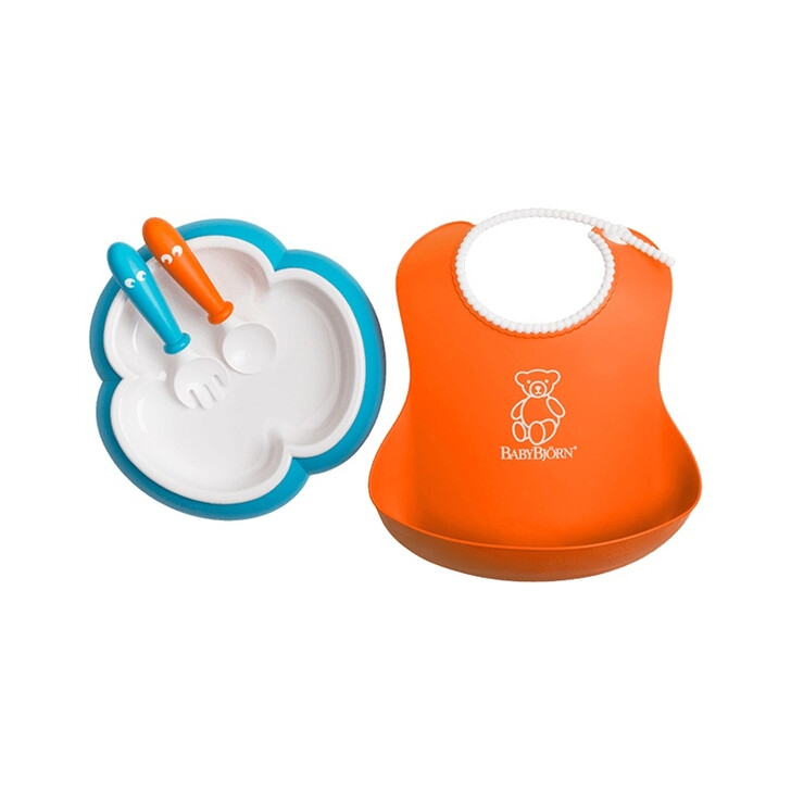 BabyBjorn Set pentru alimentatie – Baby Feeding Set Orange
