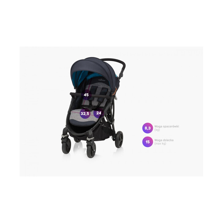 Baby Design Smart carucior sport - 07 Light Gray 2019