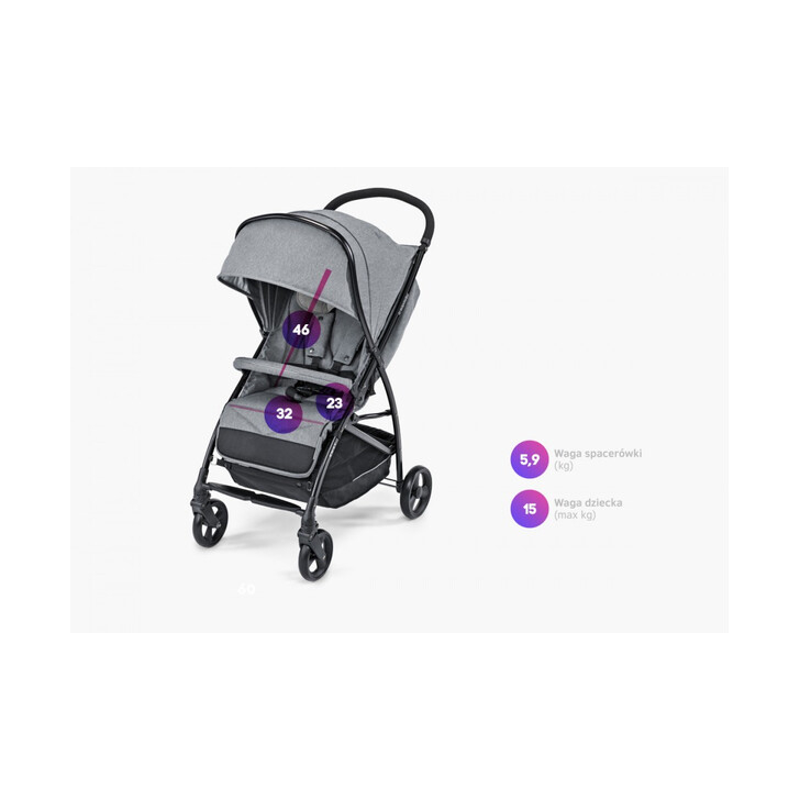 Baby Design Sway carucior sport - 17 Graphite 2019