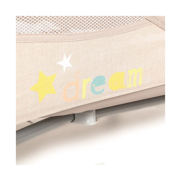 Baby Design Dream 09 Beige 2020 - Patut Pliabil cu 2 nivele