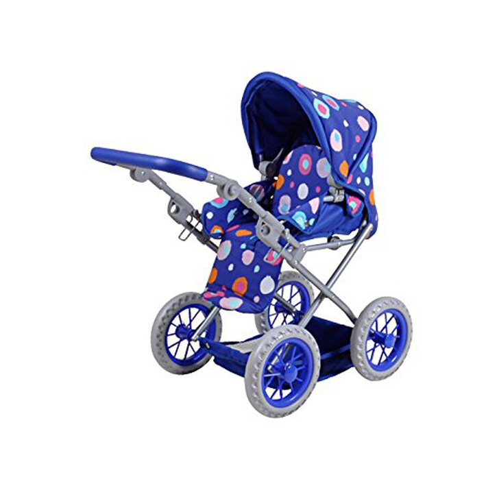 Carucior 2 in 1 pentru papusi Ruby Blue Splash