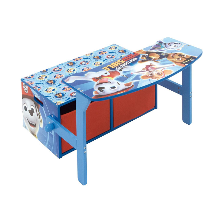 Mobilier 2 in 1 pentru depozitare jucarii Paw Patrol