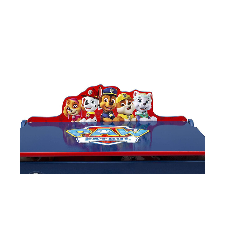 Ladita din lemn pentru depozitare jucarii Paw Patrol