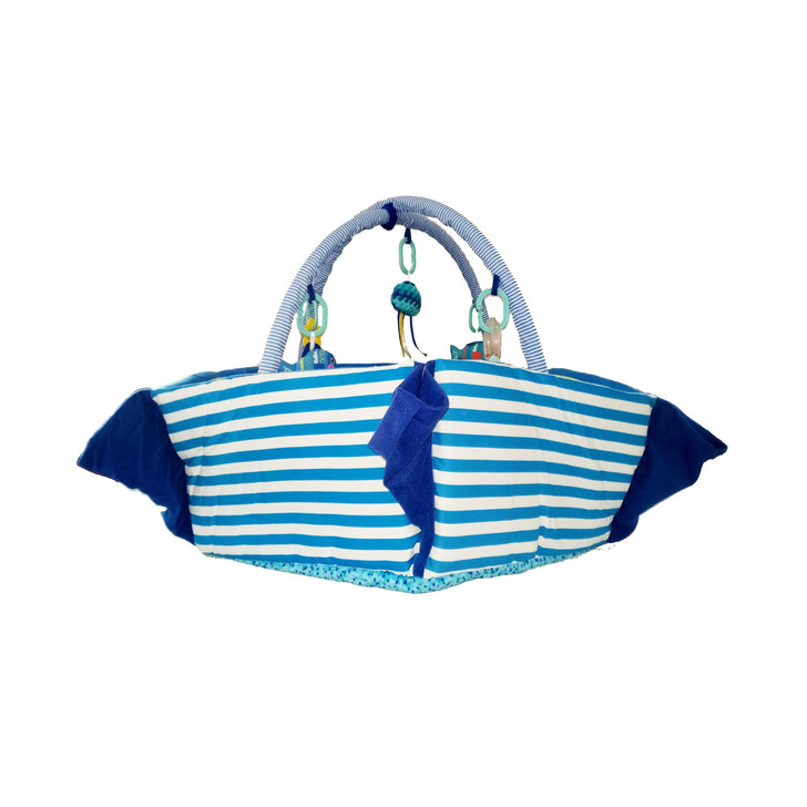 Saltea de joaca cu protectii laterale Boat