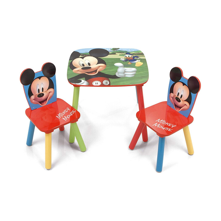 Set masuta si 2 scaunele Mickey Mouse