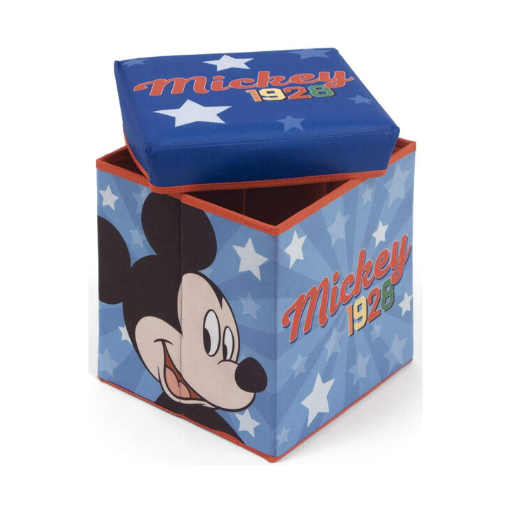 Taburet pentru depozitare jucarii Mickey Mouse