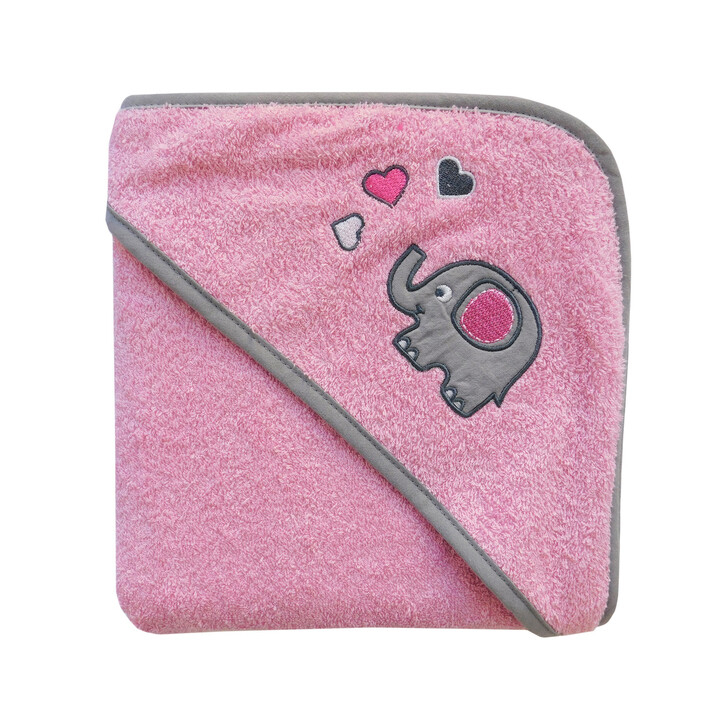 Prosop pentru baie Mama & Baby - Pink Elephant