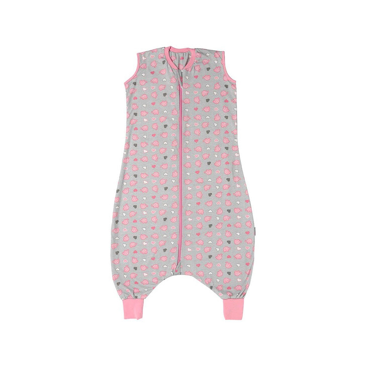 Sac de dormit cu picioruse Pink Elephant 3-4 ani 0.5 Tog