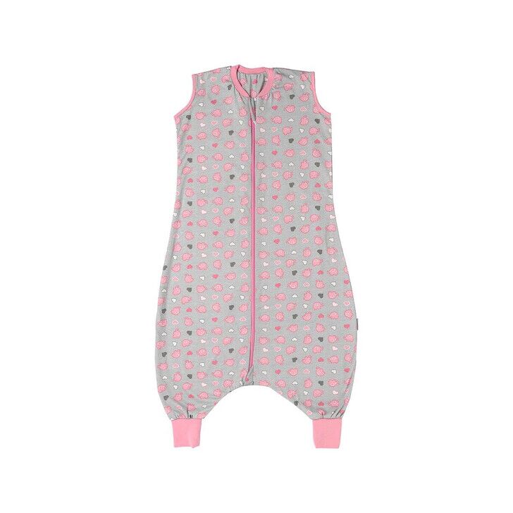 Sac de dormit cu picioruse Pink Elephant 5-6 ani 0.5 Tog