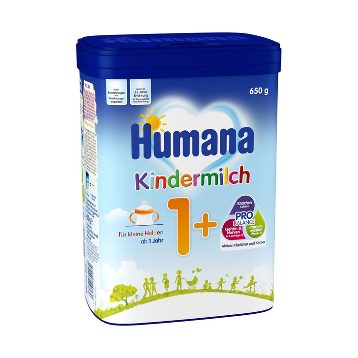 Lapte praf Humana Kindergetrank 1+ de la 1 an 650 g