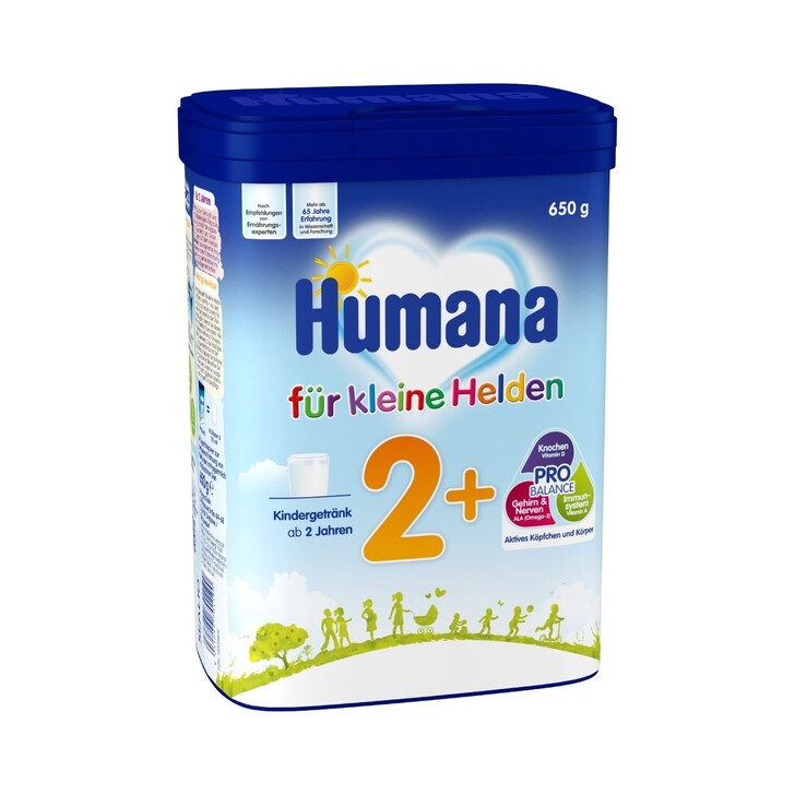 Lapte praf Humana Kindergetrank 2+ de la 2 ani 650 g