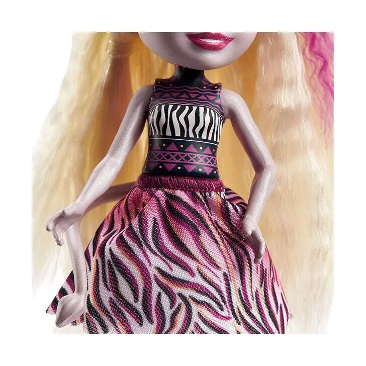 Papusa Enchantimals by Mattel Zadie Zebra cu figurina Ref