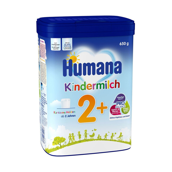 Lapte praf Humana Kindergetrank 2+ de la 2 ani 650 g