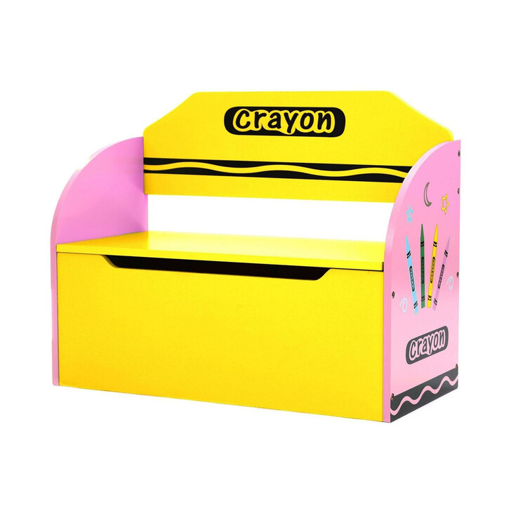 Bancuta pentru depozitare jucarii Pink Crayon