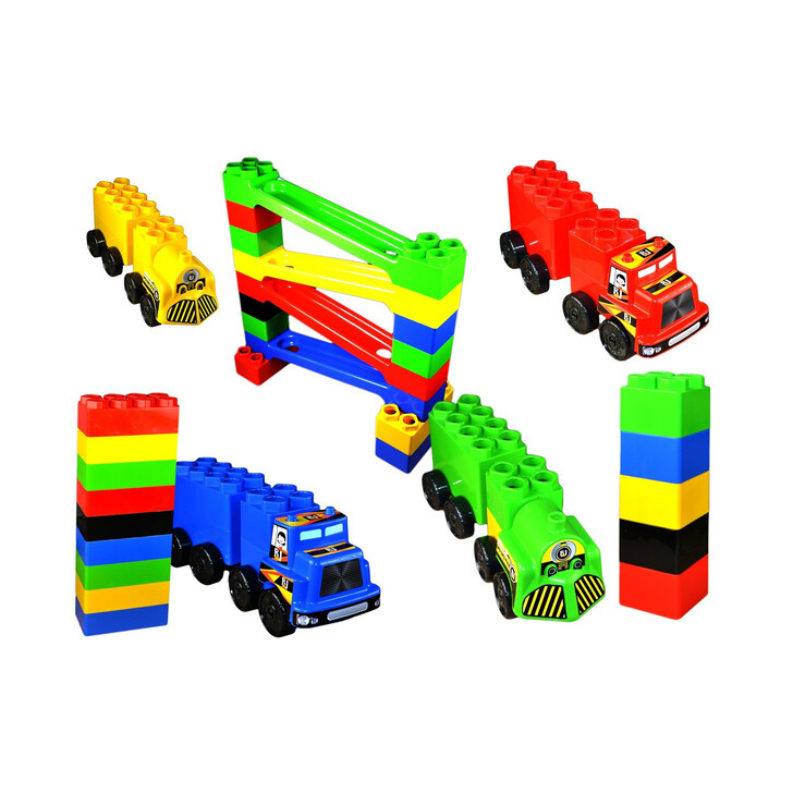 Set de constructie gigant Car Race