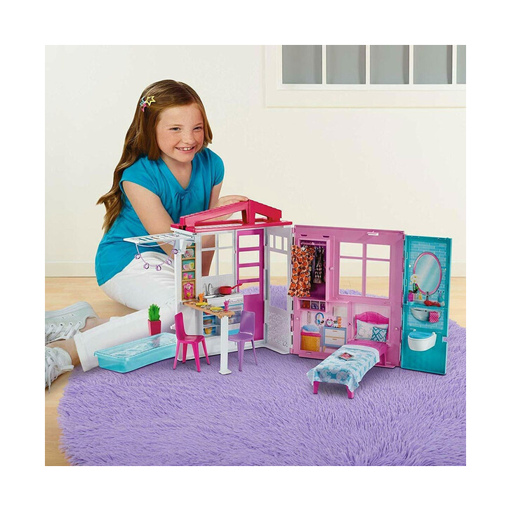 Casuta pentru papusi Barbie by Mattel cu accesorii