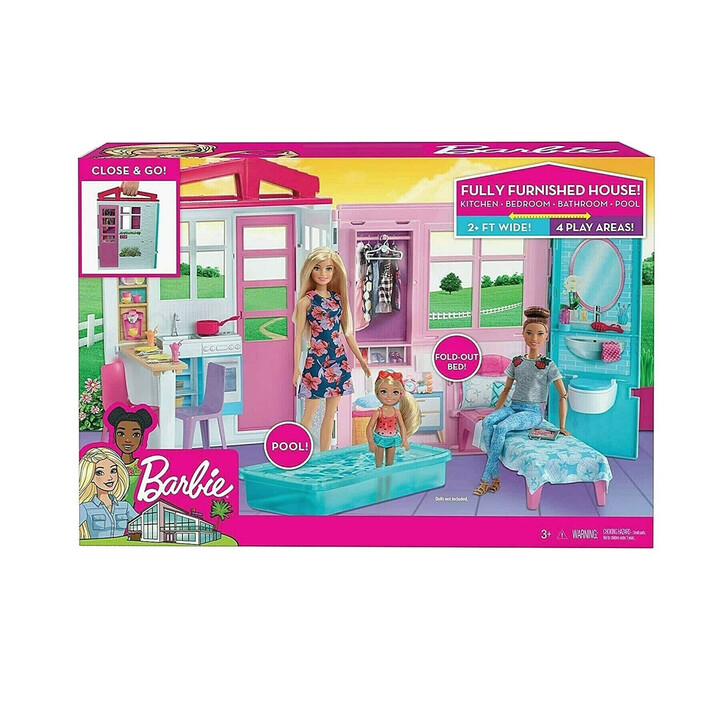 Casuta pentru papusi Barbie by Mattel cu accesorii