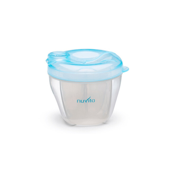 Nuvita Recipient si dozator lapte praf 4 compartimente 1461 - pastel blue