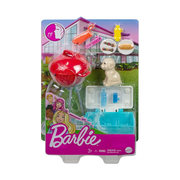 Set Barbie by Mattel Mobilier cu accesorii GRG76