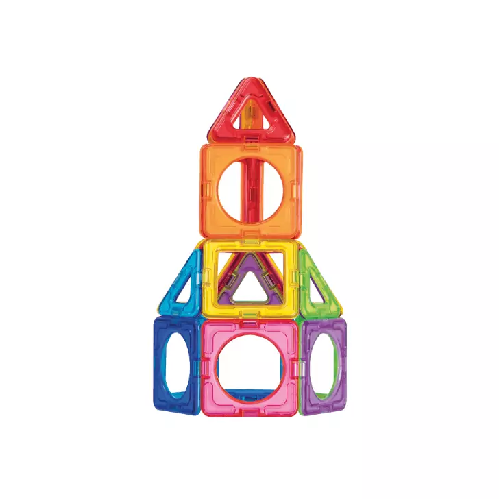 Set magnetic de construit- Magformers Basic Plus, 26 piese