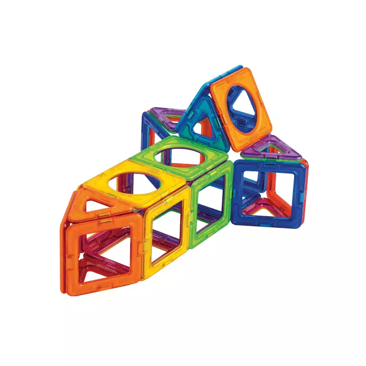 Set magnetic de construit- Magformers Basic Plus, 26 piese