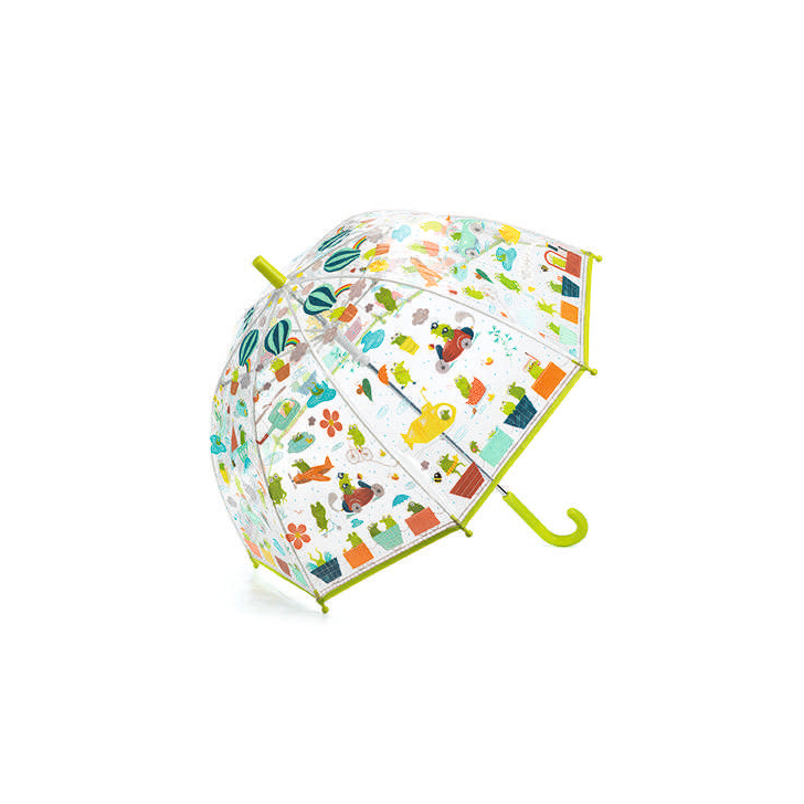 Umbrela colorata Djeco Broscute