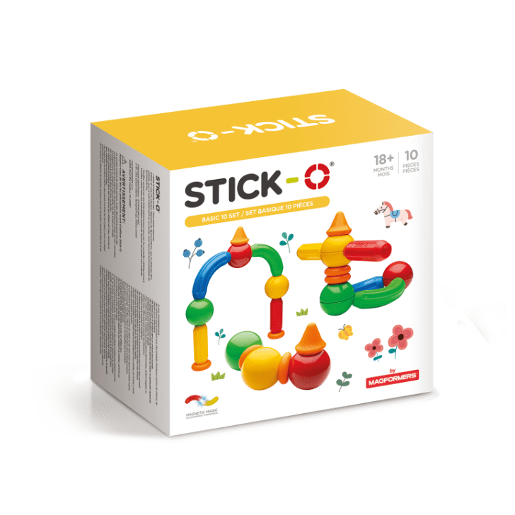 Set cu magneti Stick-O, Basic 10 piese