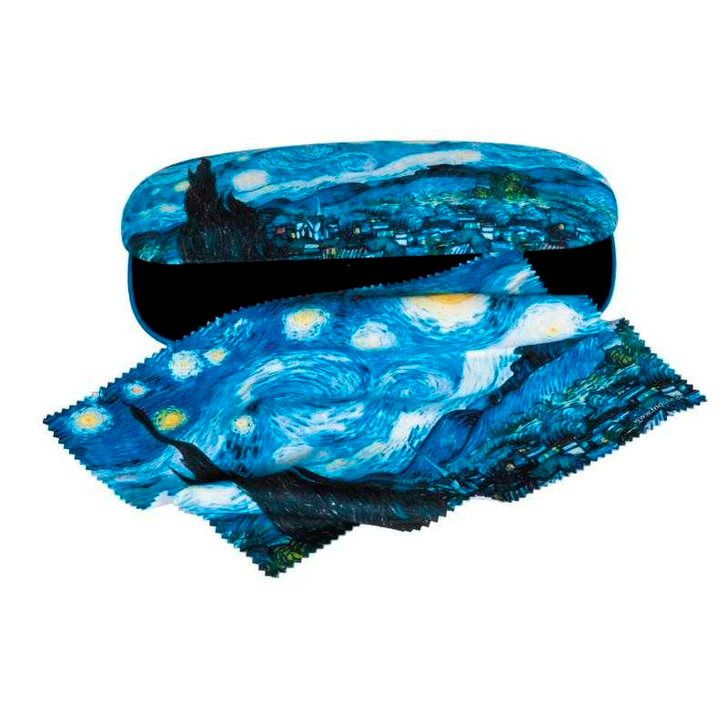 Etui cu textil si protectie ochelari, van Gogh