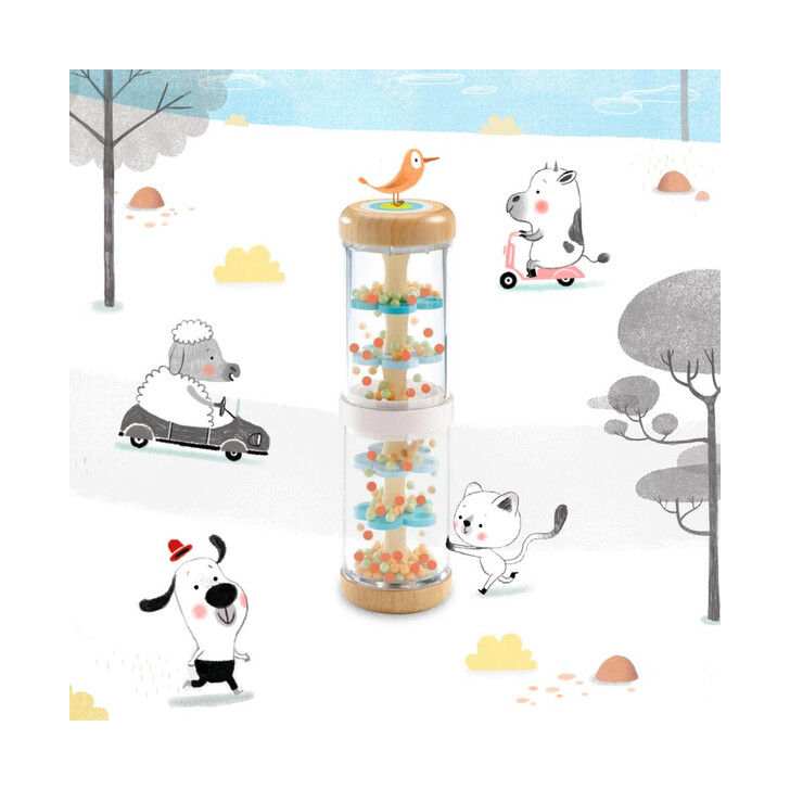 Jucarie bebe Ploaie colorata-Babyrain