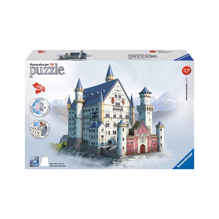 PUZZLE 3D CASTELUL NEUSCHWANSTEIN, 216 PIESE