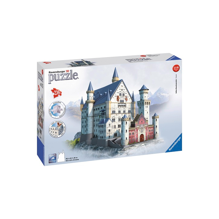 PUZZLE 3D CASTELUL NEUSCHWANSTEIN, 216 PIESE