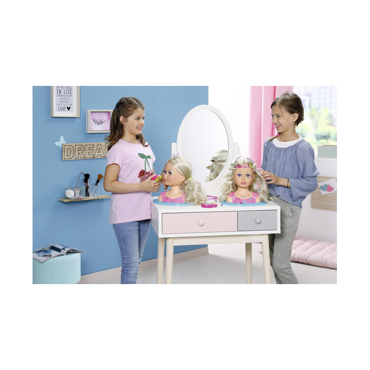BABY born - Cap Papusa pentru coafat si machiat
