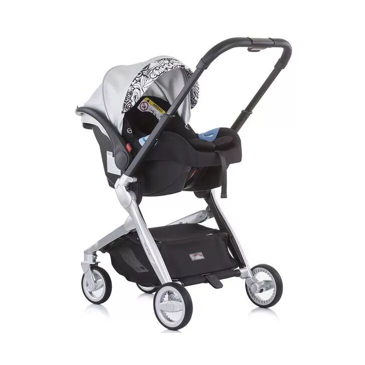 Carucior Chipolino Emotion 3 in 1 silver