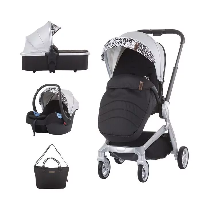 Carucior Chipolino Emotion 3 in 1 silver