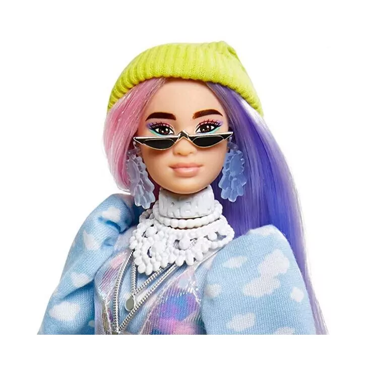 Papusa Barbie by Mattel Extra Style Beanie GVR05 cu figurina si accesorii