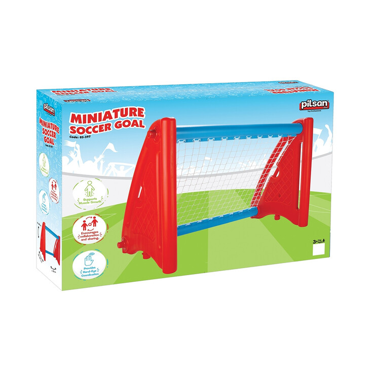 Poarta de fotbal pentru copii Pilsan Miniature Soccer Goal red