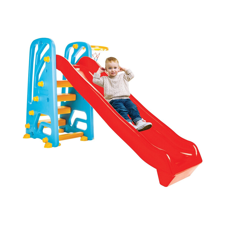 Tobogan Pilsan Wavy Slide cu cos baschet