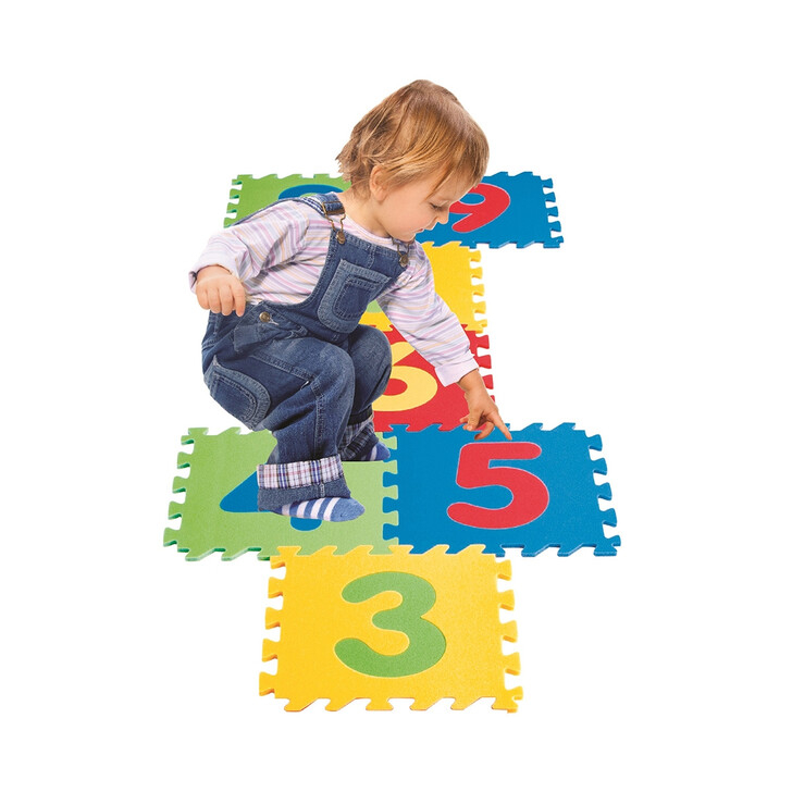 Covor puzzle cu cifre pentru copii Pilsan Educational Polyethylene Play Mat