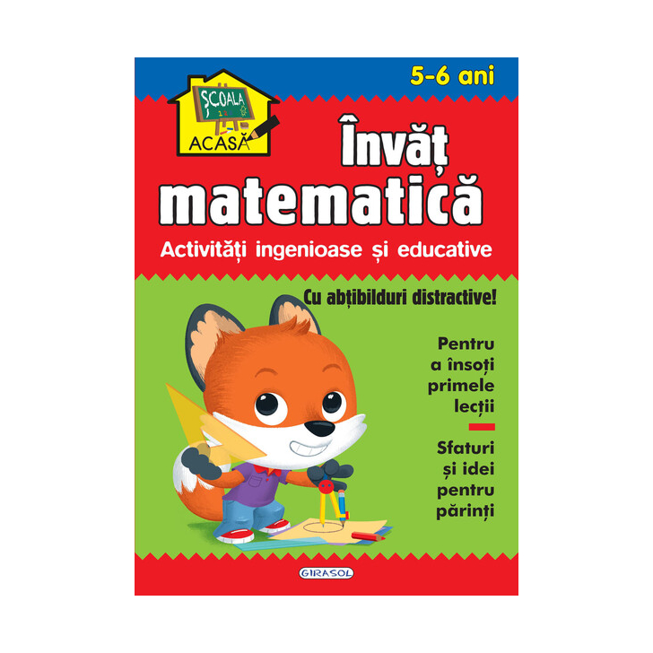 Scoala acasa - Invat matematica 5-6 ani