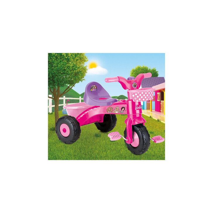 Tricicleta pentru copii - Prima mea tricicleta roz - Barbie