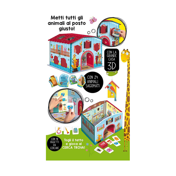 Joc Montessori - Casuta animalelor fantastice
